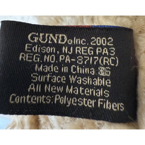 Gund 2002 Wish Bear Vintage100th Anniversary Teddy Bear May Dept Store Bow Plush - Picture 6 of 9